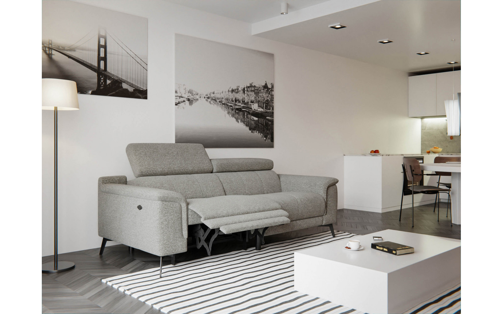 3-Sitzer Sofa mit Relaxfunktion links | Modell Fiero kaufen