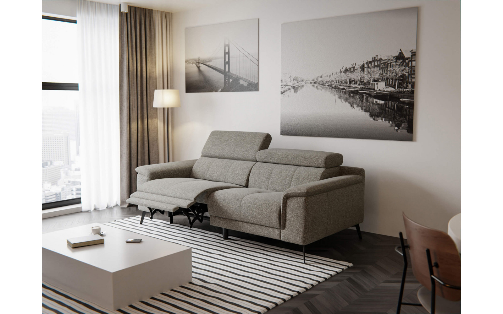 3-Sitzer Sofa mit Relaxfunktion links | Modell Fiero kaufen