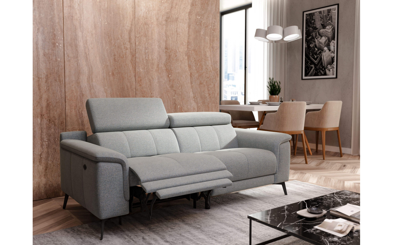 3-Sitzer Sofa mit Relaxfunktion links | Modell Fiero kaufen