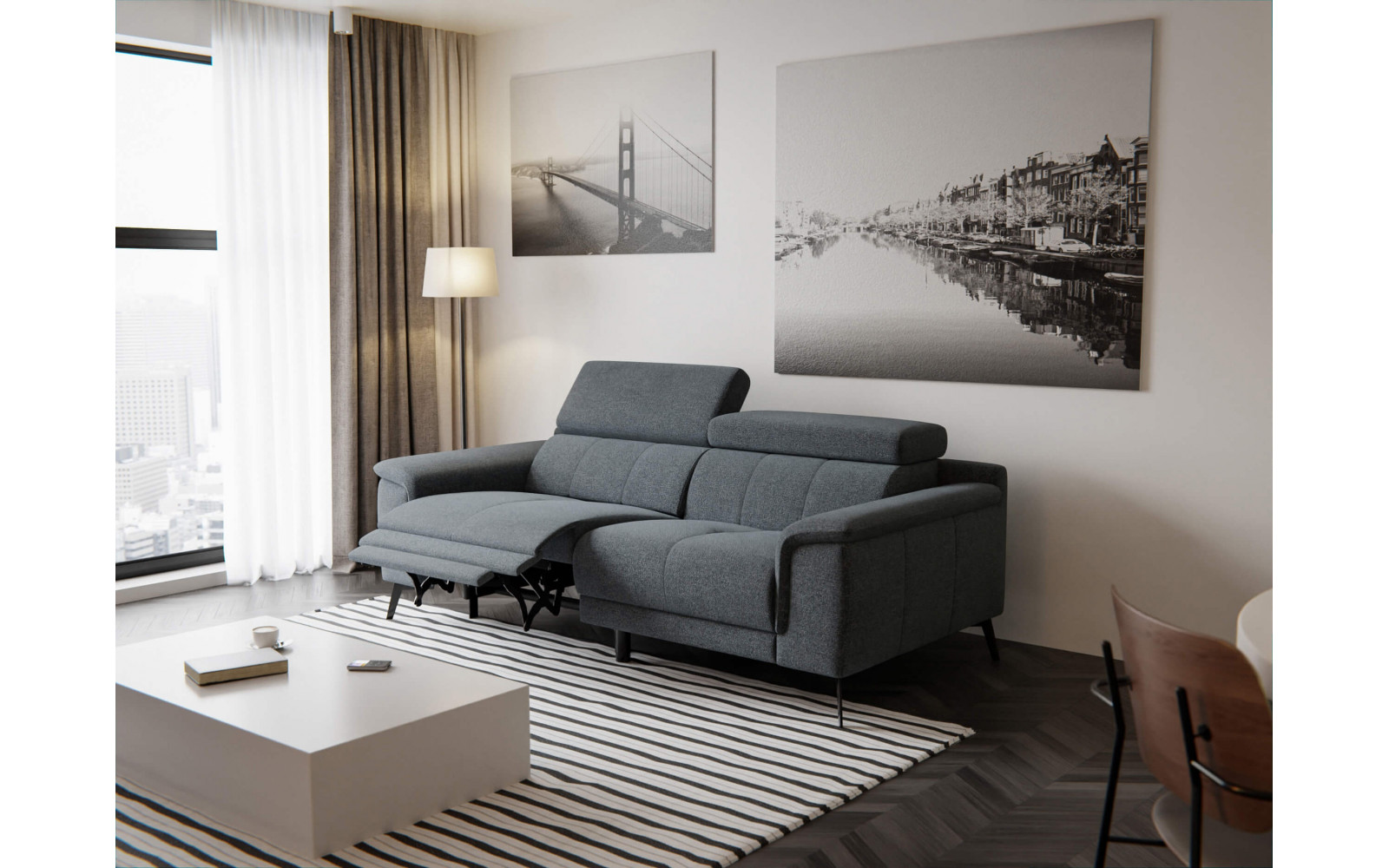 3-Sitzer Sofa mit Relaxfunktion links | Modell Fiero kaufen