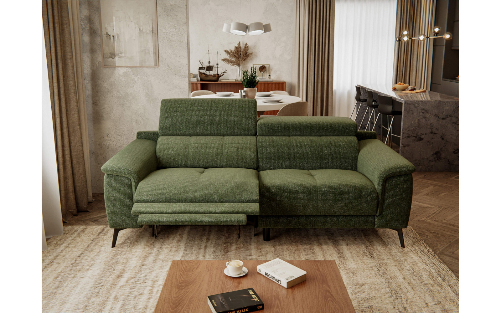 3-Sitzer Sofa mit Relaxfunktion links | Modell Fiero kaufen