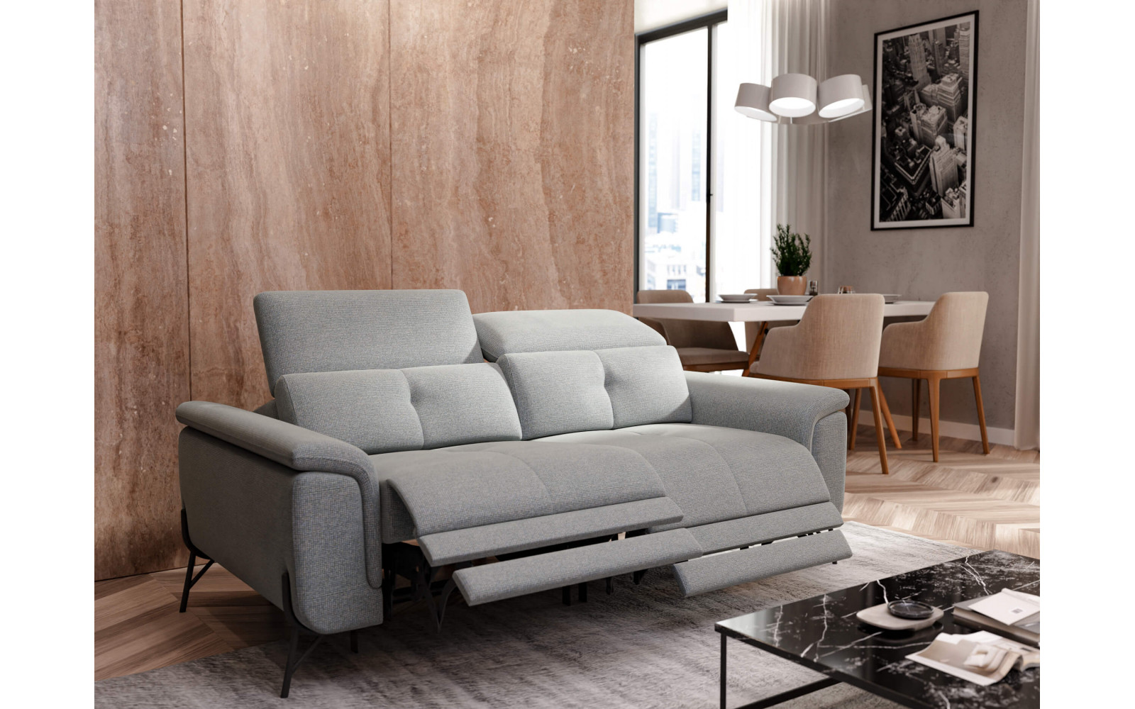 3-Sitzer Relaxsofa mit 2 Relaxfunktionen | Modell Avena kaufen | Wozimo