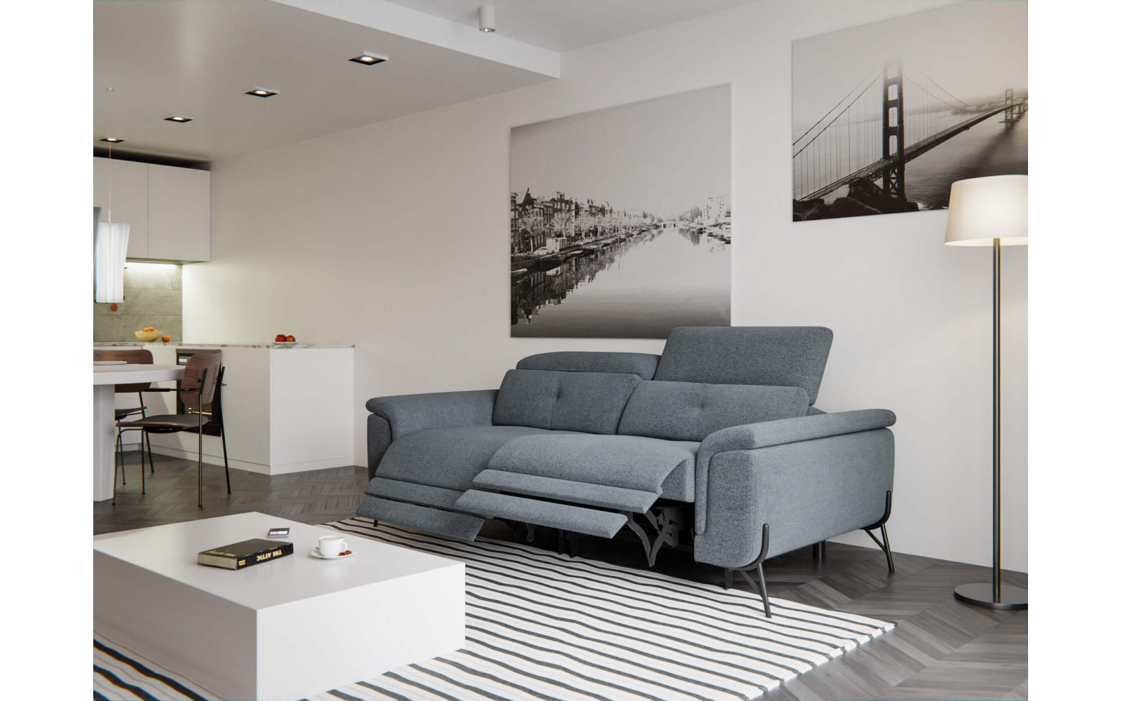 3-Sitzer Relaxsofa mit 2 Relaxfunktionen | Modell Avena kaufen | Wozimo