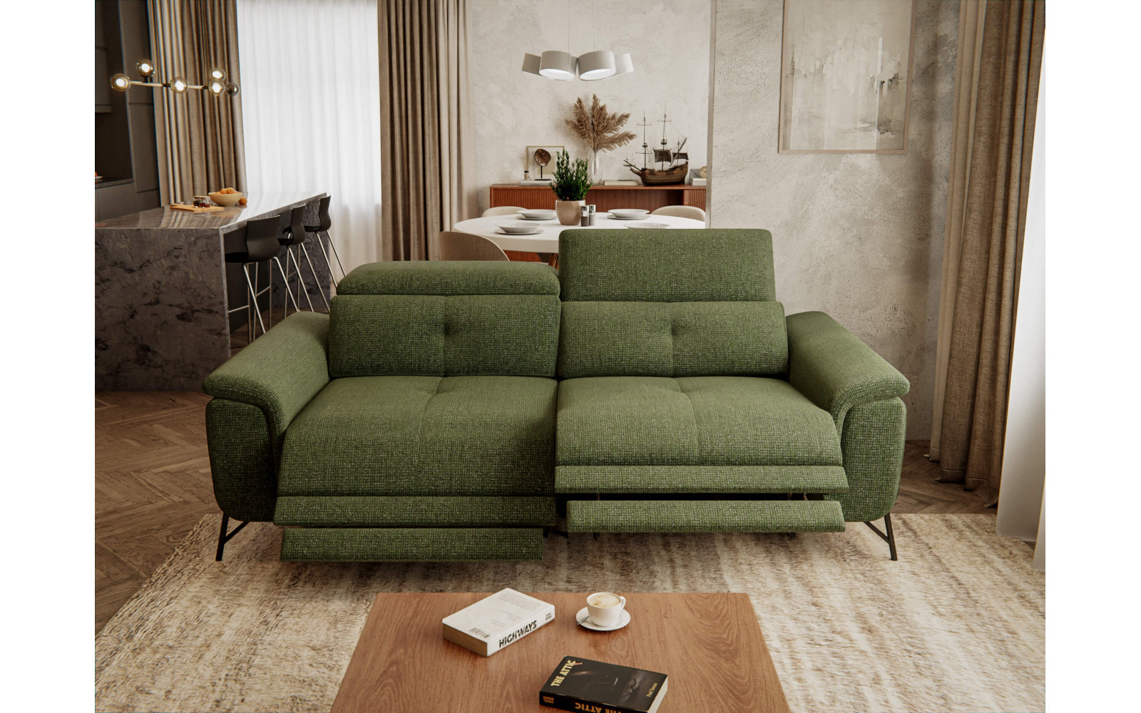 3-Sitzer Relaxsofa mit 2 Relaxfunktionen | Modell Avena kaufen | Wozimo