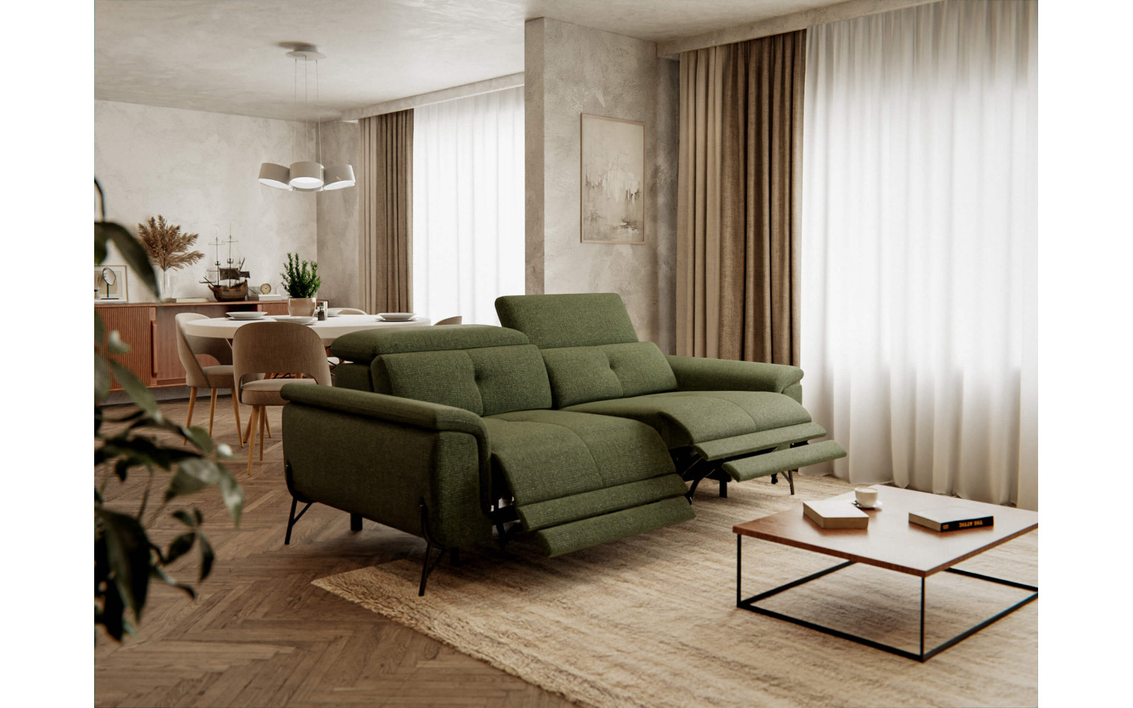 3-Sitzer Relaxsofa mit 2 Relaxfunktionen | Modell Avena kaufen | Wozimo