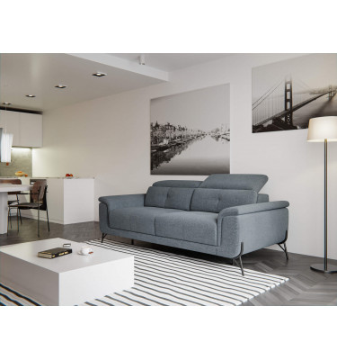 XXL 3-Sitzer Sofa Avena | Mit verstellbaren Kopfstützen kaufen | Wozimo