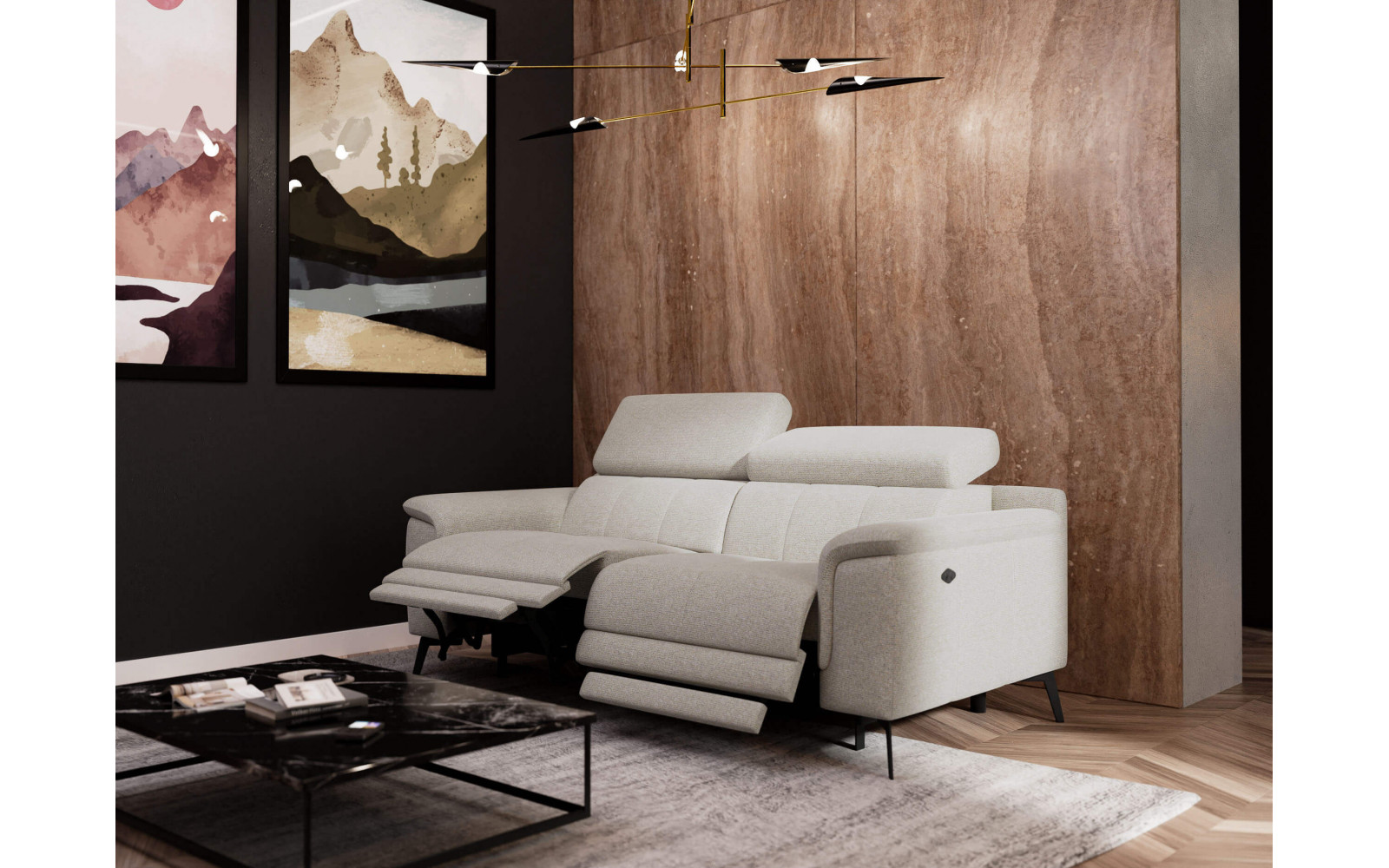 Fiero Relaxsofa 3-Sitzer kaufen | Mit 2 Relaxfunktionen | Wozimo