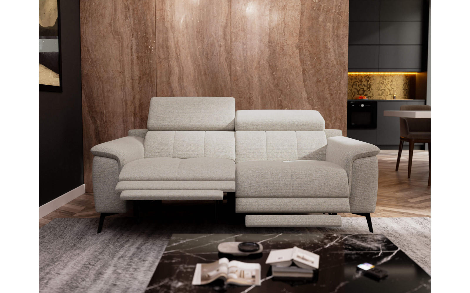 Fiero Relaxsofa 3-Sitzer kaufen | Mit 2 Relaxfunktionen | Wozimo