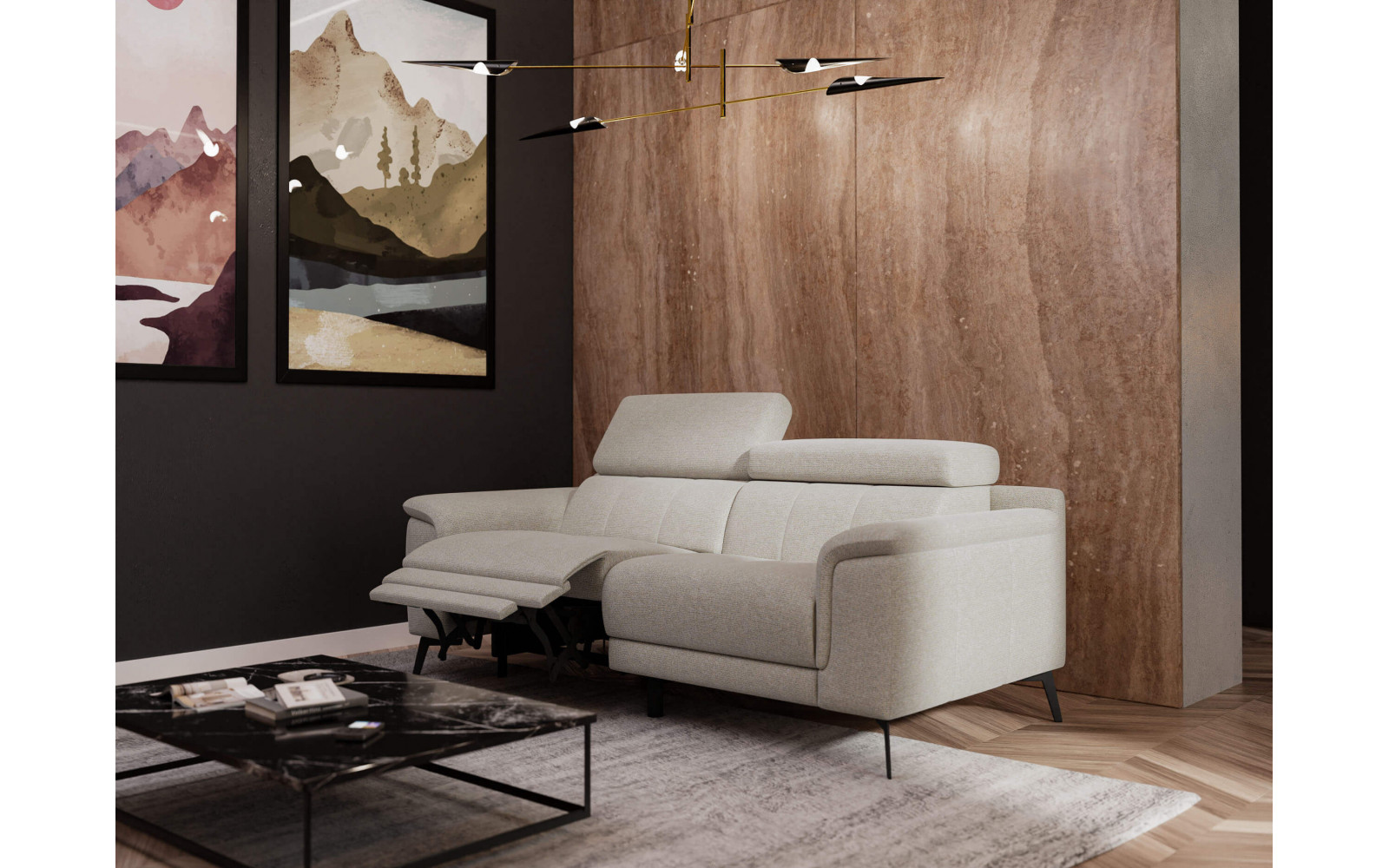 3-Sitzer Sofa mit Relaxfunktion links | Modell Fiero kaufen