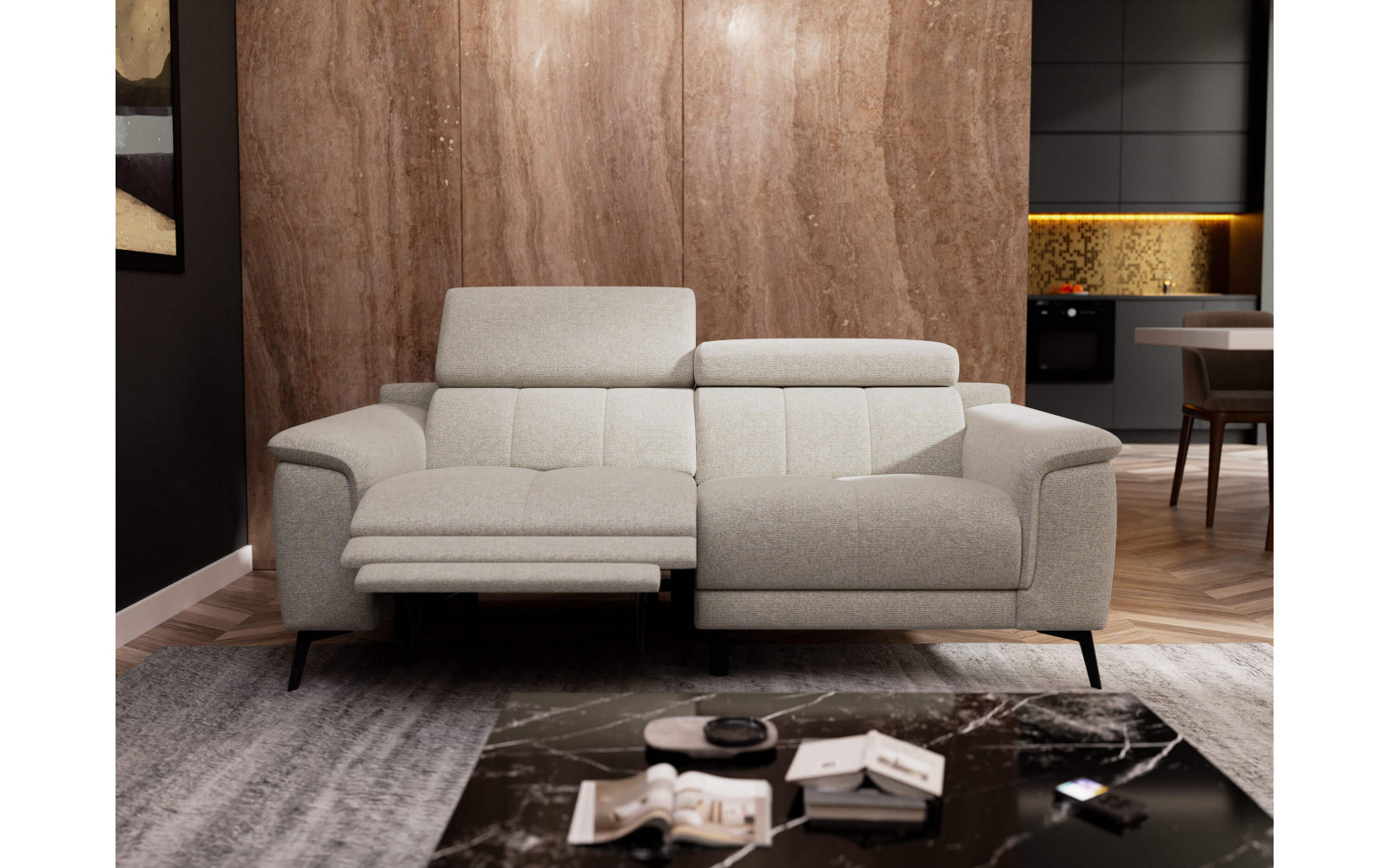 3-Sitzer Sofa mit Relaxfunktion links | Modell Fiero kaufen