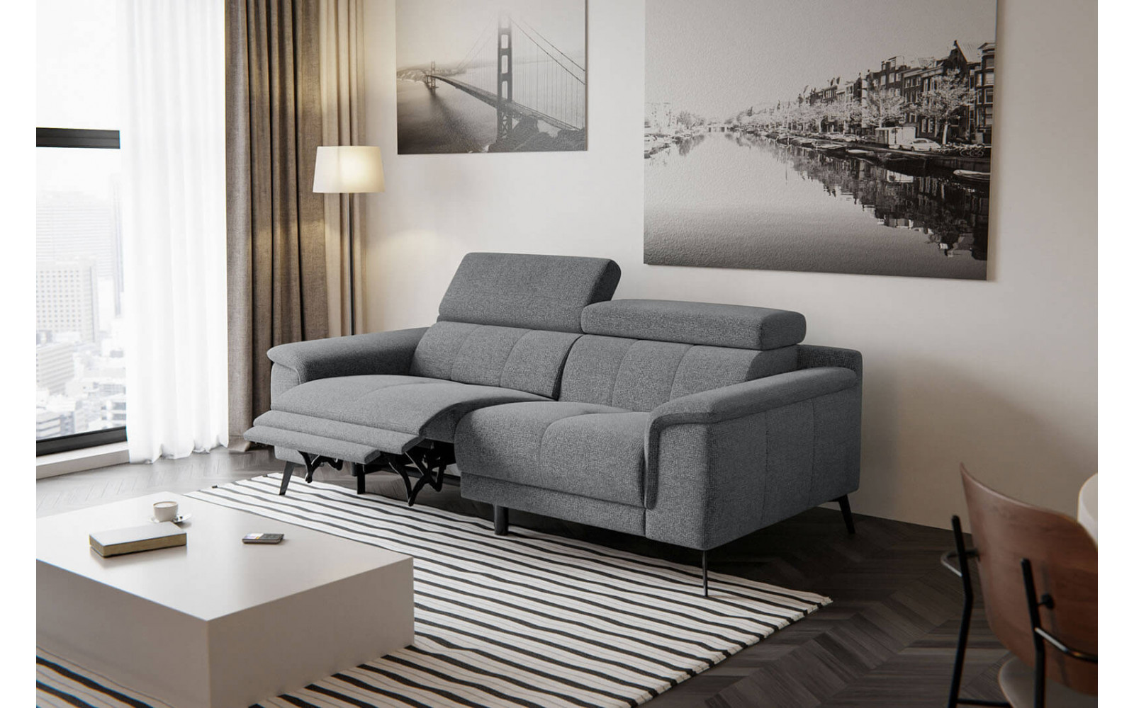 3-Sitzer Sofa mit Relaxfunktion links | Modell Fiero kaufen