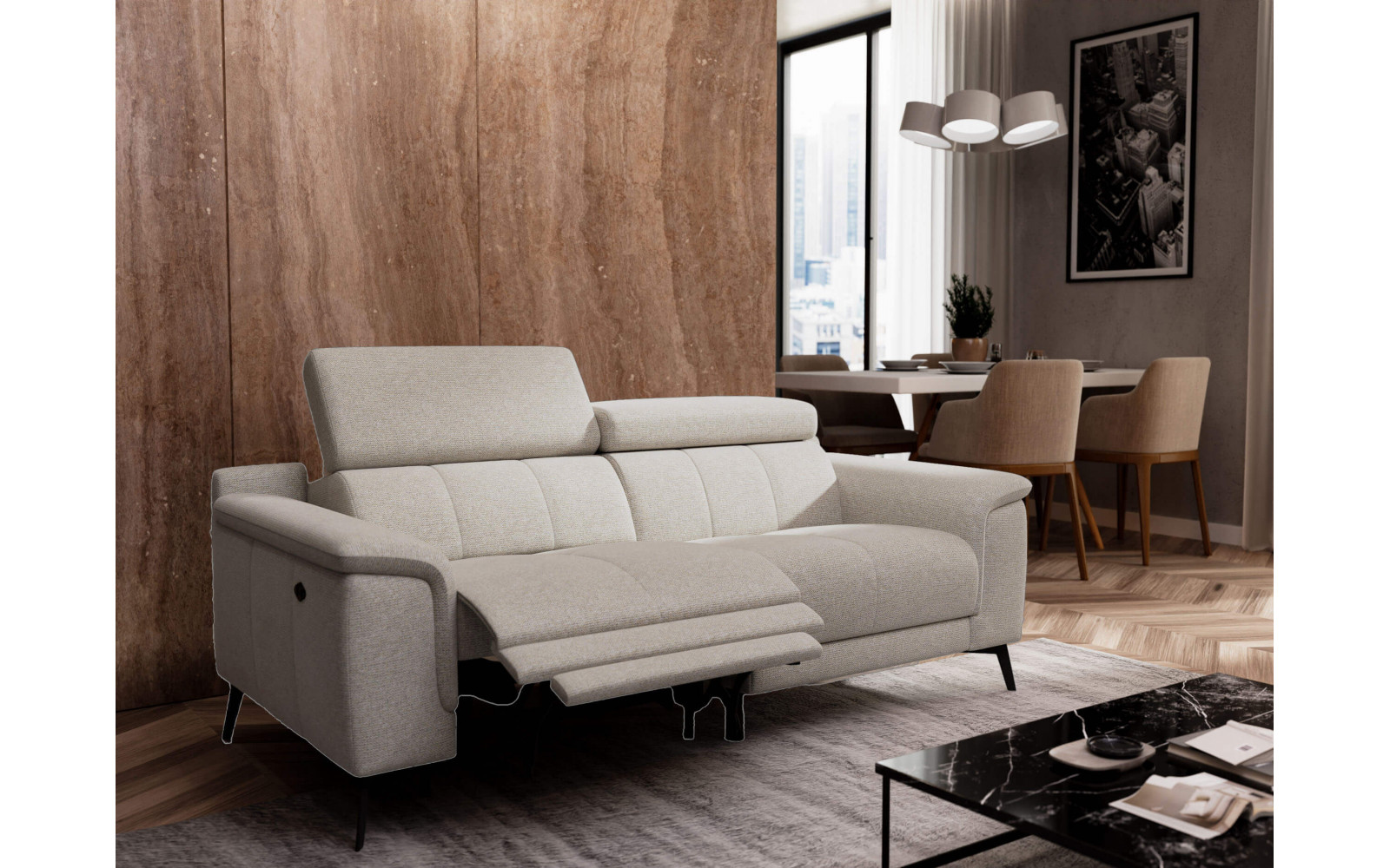 3-Sitzer Sofa mit Relaxfunktion links | Modell Fiero kaufen
