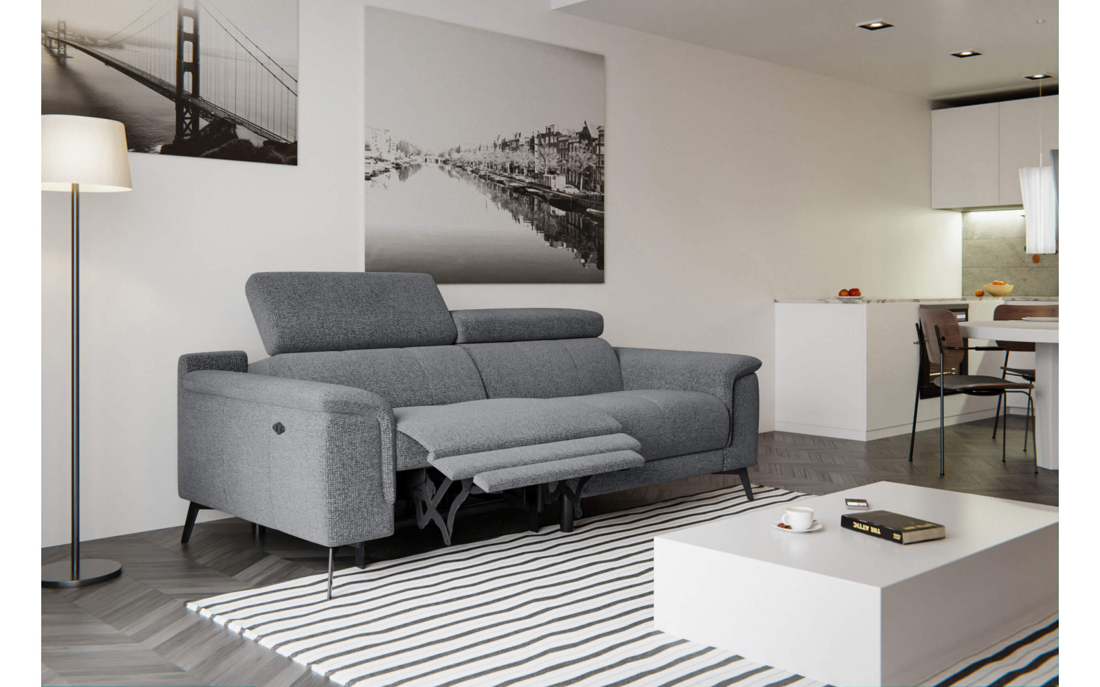 3-Sitzer Sofa mit Relaxfunktion links | Modell Fiero kaufen