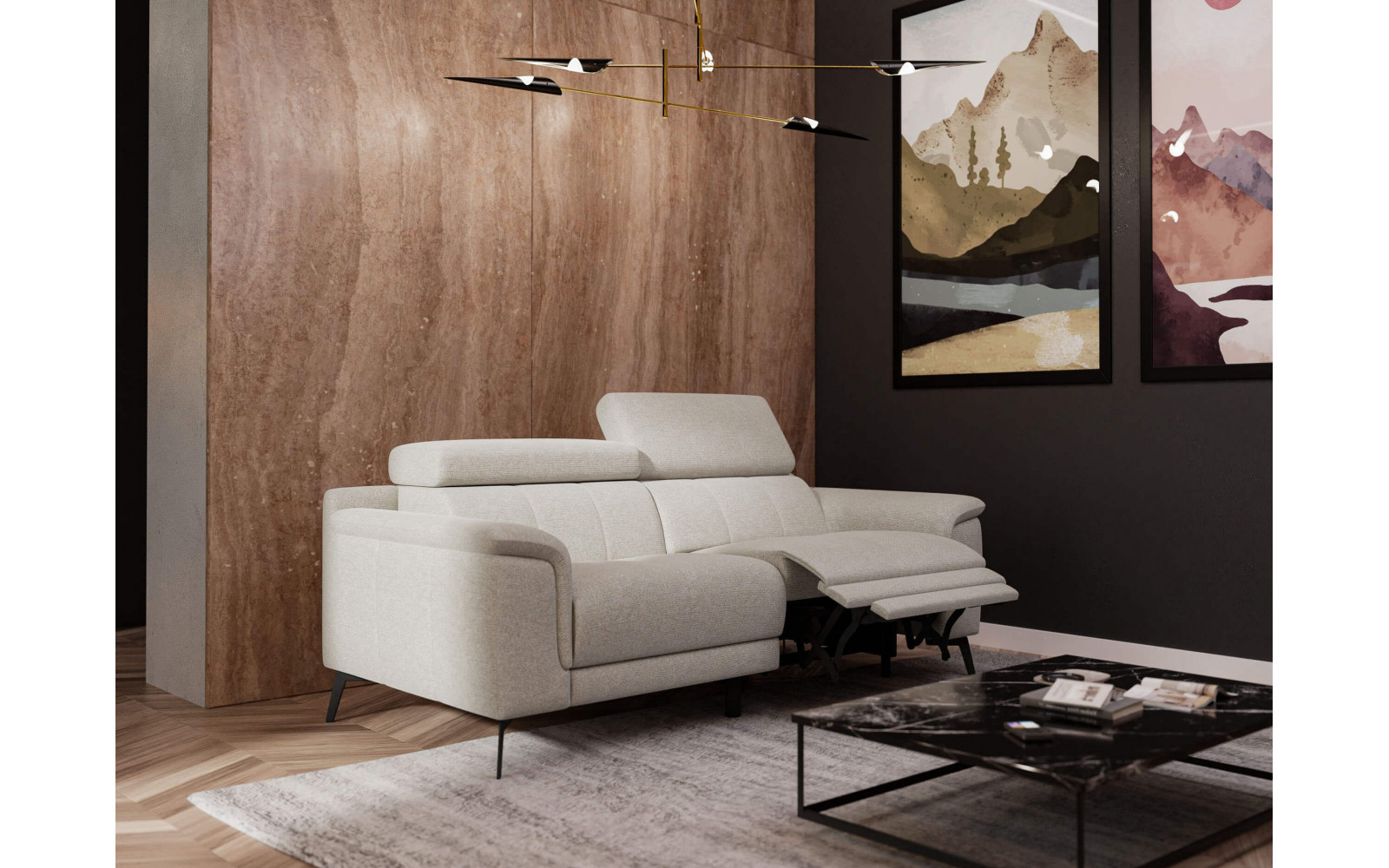 3-Sitzer Sofa mit Relaxfunktion rechts | Modell Fiero kaufen | Wozimo