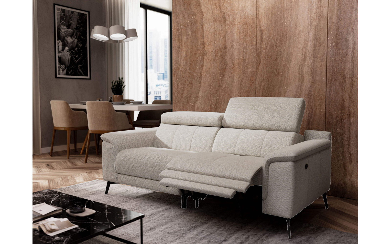 3-Sitzer Sofa mit Relaxfunktion rechts | Modell Fiero kaufen | Wozimo