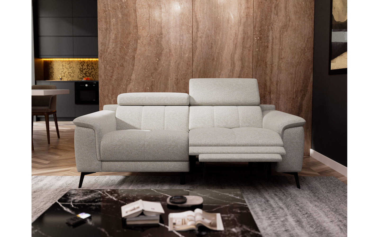 3-Sitzer Sofa mit Relaxfunktion rechts | Modell Fiero kaufen | Wozimo