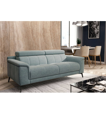 Sofa XXL 3-Sitzer mit verstellbaren Kopfstützen FIERO