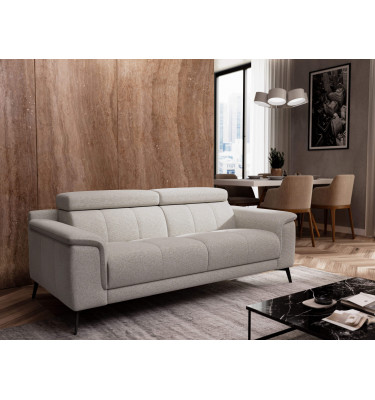 Sofa XXL 3-Sitzer mit verstellbaren Kopfstützen FIERO