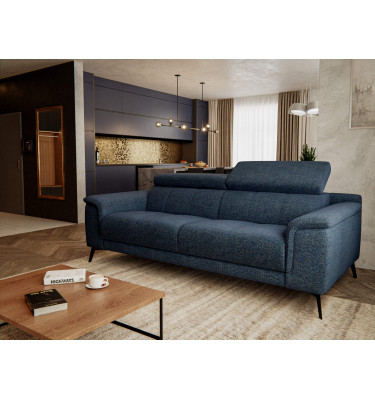 Sofa XXL 3-Sitzer mit verstellbaren Kopfstützen FIERO