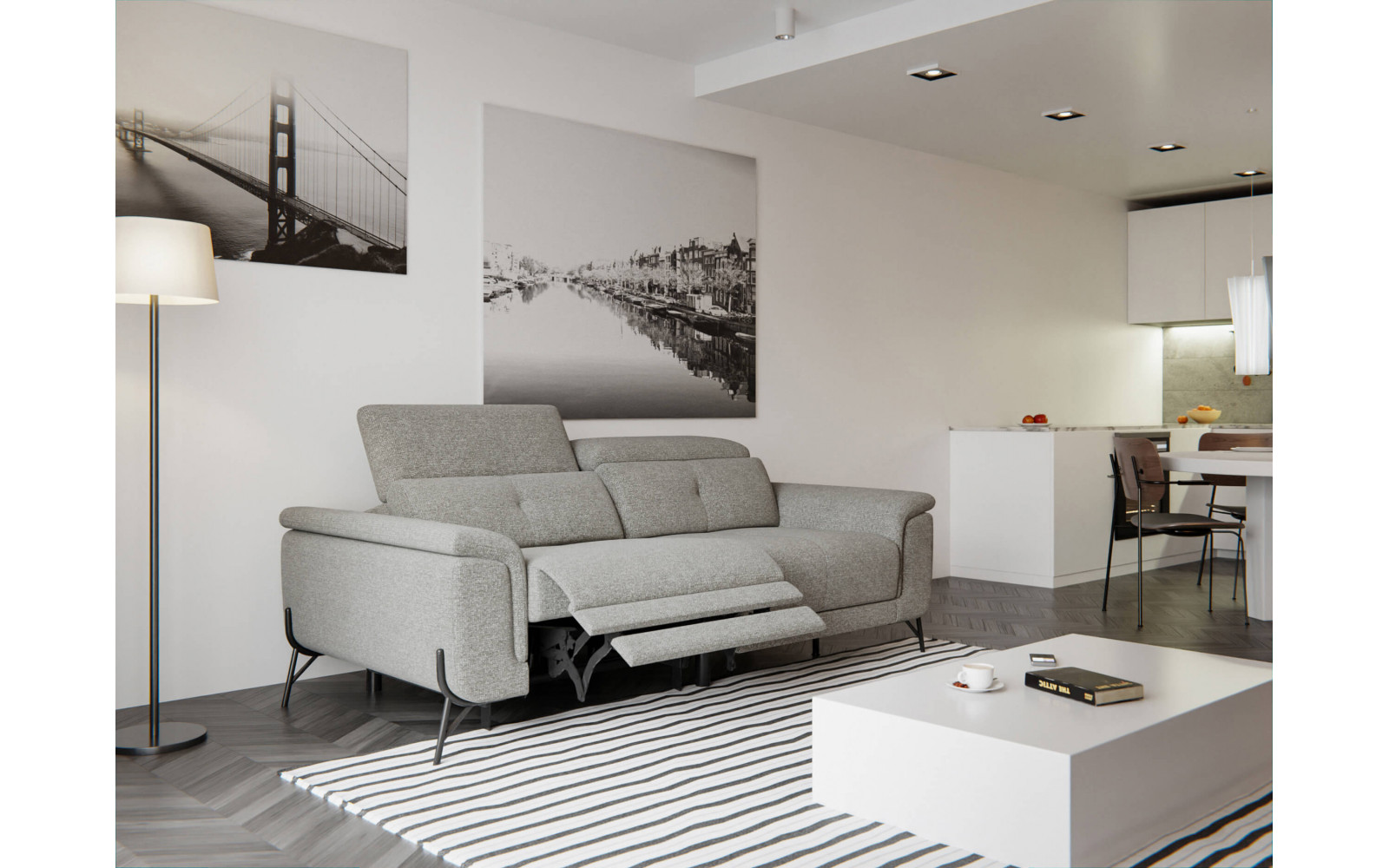 3-Sitzer Sofa mit Relaxfunktion links | Modell Avena kaufen | Wozimo