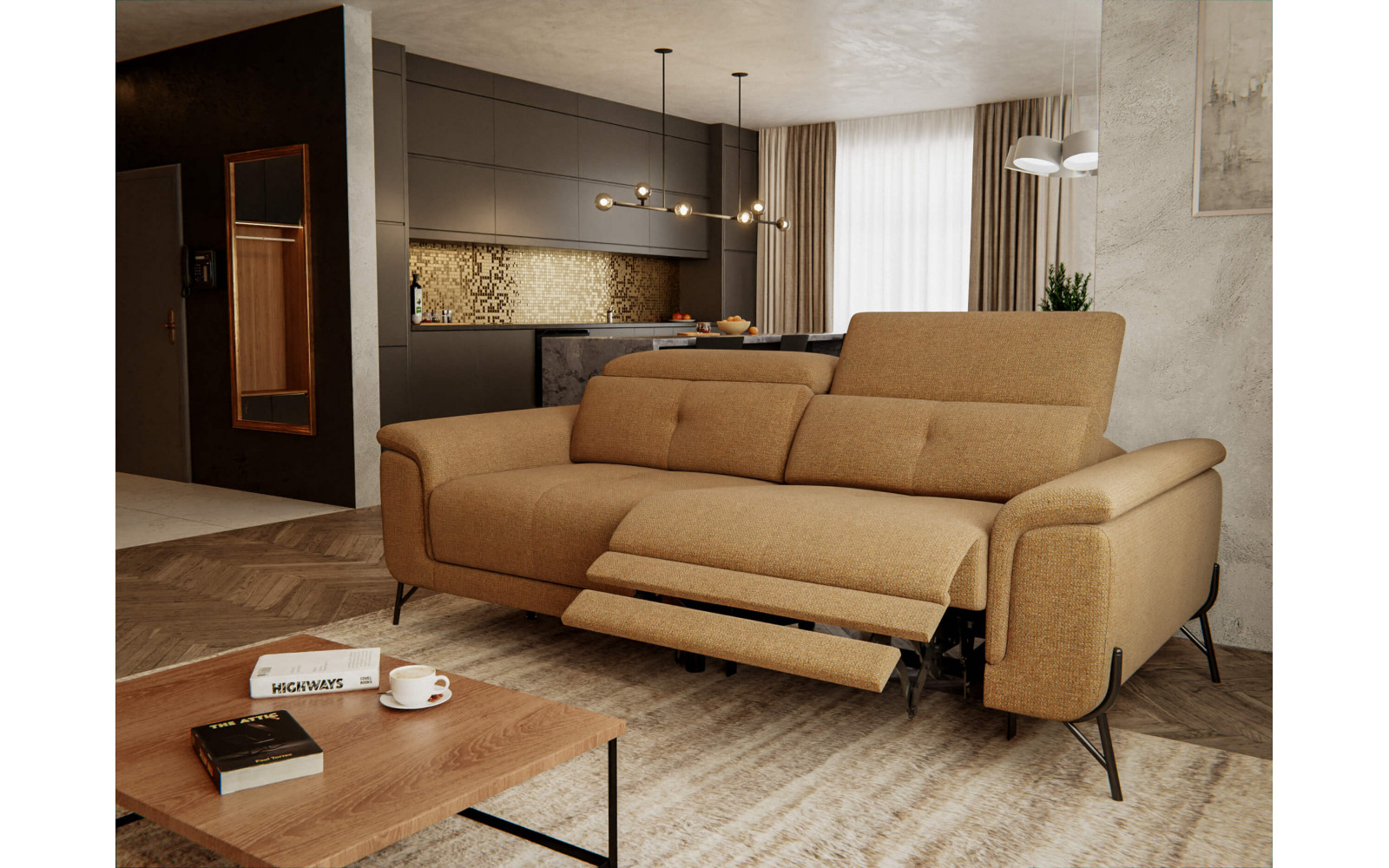 3-Sitzer Sofa mit Relaxfunktion rechts | Modell Avena kaufen | Wozimo