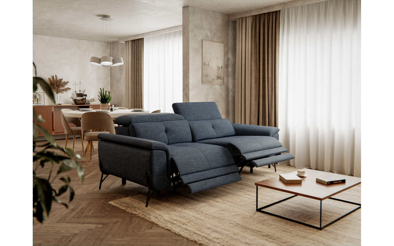 3-Sitzer Relaxsofa mit 2 Relaxfunktionen | Modell Avena kaufen | Wozimo