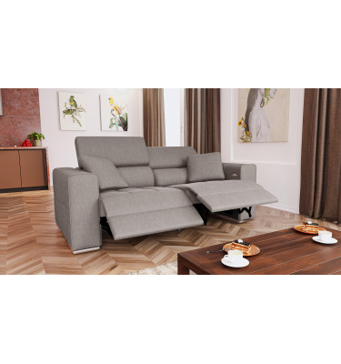 3-Sitzer Relaxsofa mit 2 elektrischen Relaxfunktionen | Modell Quartz | Wozimo