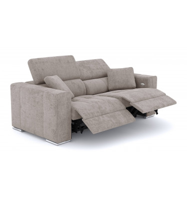 3-Sitzer Relaxsofa mit 2 elektrischen Relaxfunktionen | Modell Quartz | Wozimo