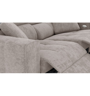 3-Sitzer Relaxsofa mit 2 elektrischen Relaxfunktionen | Modell Quartz | Wozimo