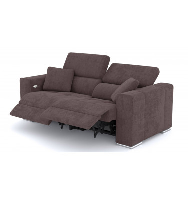 3-Sitzer Relaxsofa mit 2 elektrischen Relaxfunktionen | Modell Quartz | Wozimo