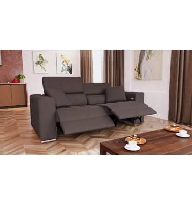 3-Sitzer Relaxsofa mit 2 elektrischen Relaxfunktionen | Modell Quartz | Wozimo