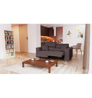 3-Sitzer Relaxsofa mit 2 elektrischen Relaxfunktionen | Modell Quartz | Wozimo