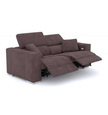 3-Sitzer Relaxsofa mit 2 elektrischen Relaxfunktionen | Modell Quartz | Wozimo