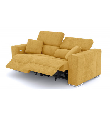3-Sitzer Relaxsofa mit 2 elektrischen Relaxfunktionen | Modell Quartz | Wozimo
