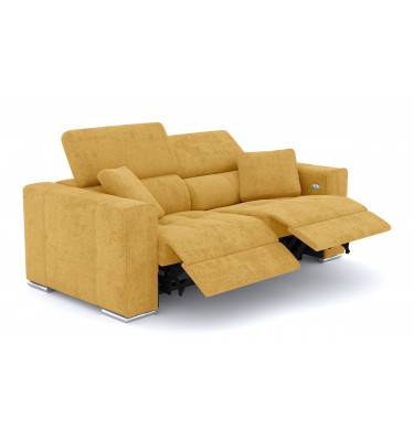 3-Sitzer Relaxsofa mit 2 elektrischen Relaxfunktionen | Modell Quartz | Wozimo