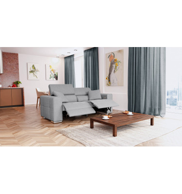 3-Sitzer Relaxsofa mit 2 elektrischen Relaxfunktionen | Modell Quartz | Wozimo