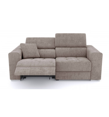 3-Sitzer Relaxsofa mit elektrischen Relaxfunktion auf der linken Seite QUARTZ