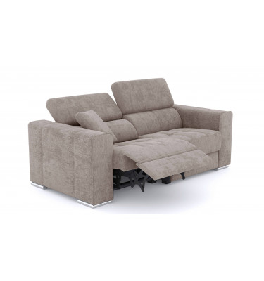 3-Sitzer Relaxsofa mit elektrischen Relaxfunktion auf der linken Seite QUARTZ