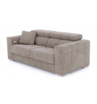 3-Sitzer Relaxsofa mit elektrischen Relaxfunktion auf der linken Seite QUARTZ