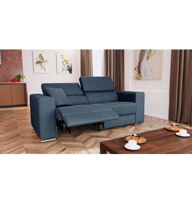 3-Sitzer Relaxsofa mit elektrischen Relaxfunktion auf der linken Seite QUARTZ
