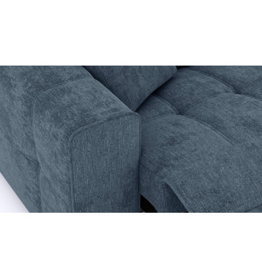 3-Sitzer Relaxsofa mit elektrischen Relaxfunktion auf der linken Seite QUARTZ