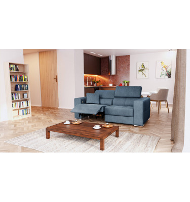 3-Sitzer Relaxsofa mit elektrischen Relaxfunktion auf der linken Seite QUARTZ