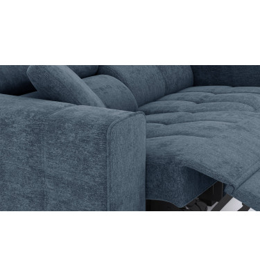 3-Sitzer Relaxsofa mit elektrischen Relaxfunktion auf der linken Seite QUARTZ