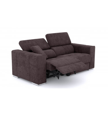 3-Sitzer Relaxsofa mit elektrischen Relaxfunktion auf der linken Seite QUARTZ