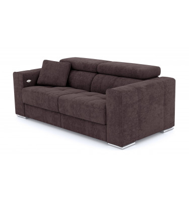 3-Sitzer Relaxsofa mit elektrischen Relaxfunktion auf der linken Seite QUARTZ