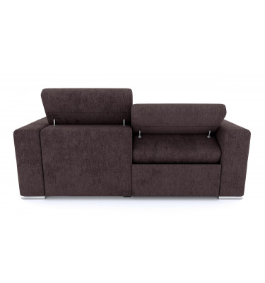 3-Sitzer Relaxsofa mit elektrischen Relaxfunktion auf der linken Seite QUARTZ