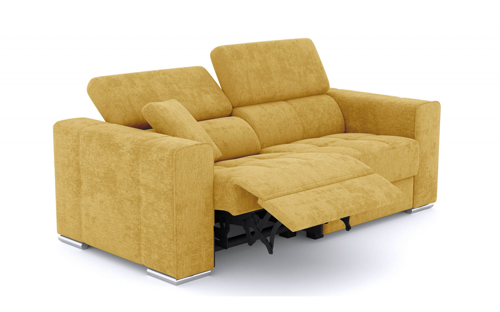 3-Sitzer Relaxsofa mit elektrischen Relaxfunktion auf der linken Seite QUARTZ