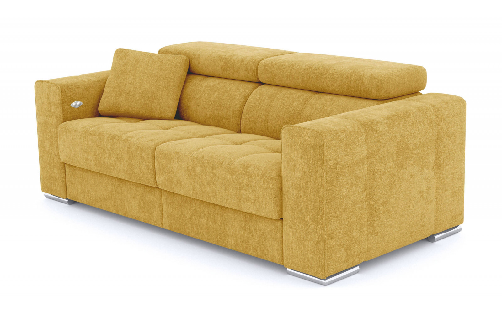 3-Sitzer Relaxsofa mit elektrischen Relaxfunktion auf der linken Seite QUARTZ