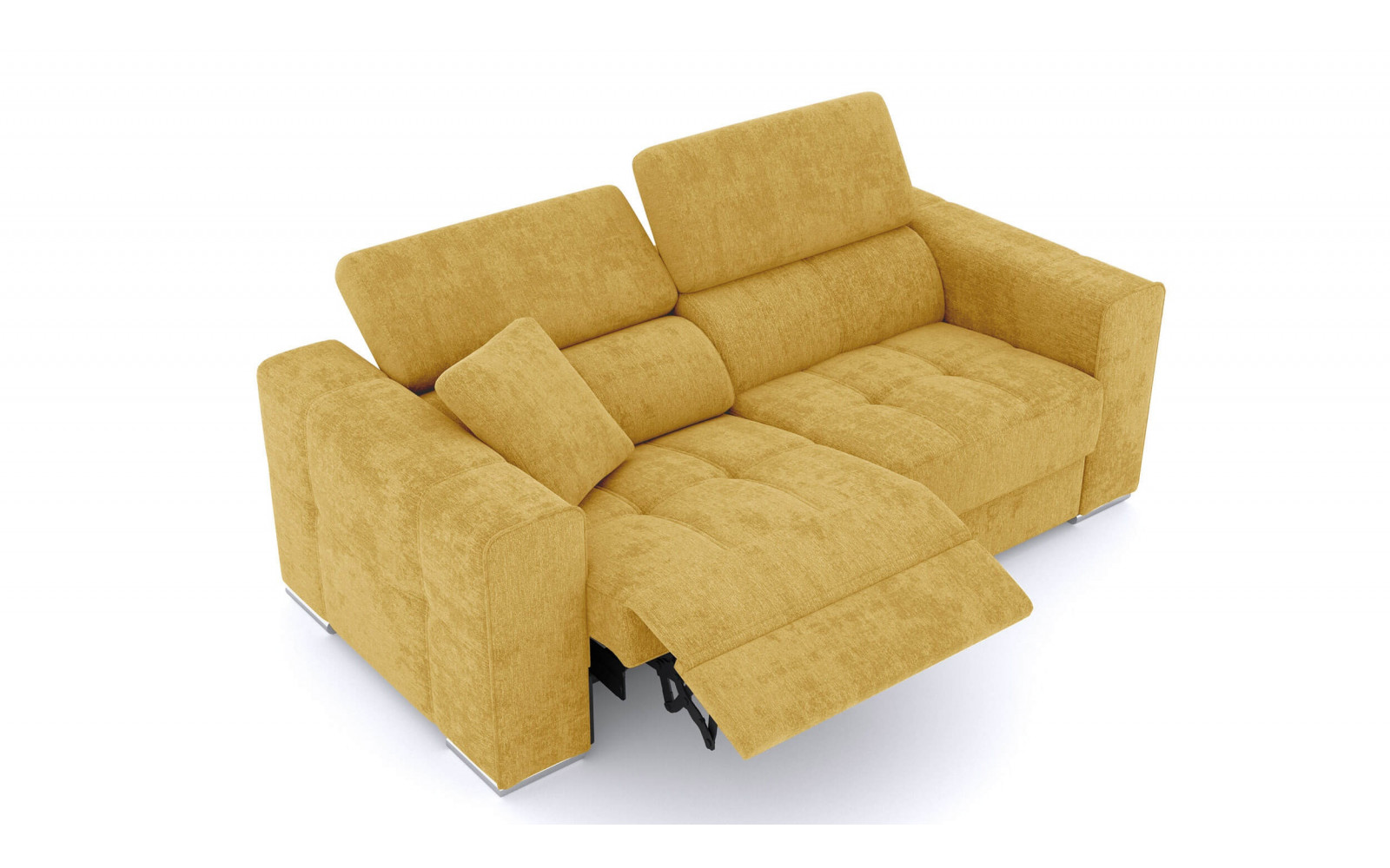 3-Sitzer Relaxsofa mit elektrischen Relaxfunktion auf der linken Seite QUARTZ