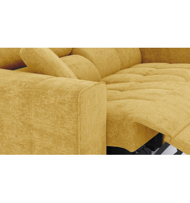 3-Sitzer Relaxsofa mit elektrischen Relaxfunktion auf der linken Seite QUARTZ